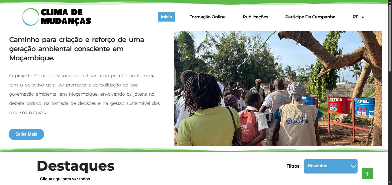 WeWorld – Clima de Mudanças